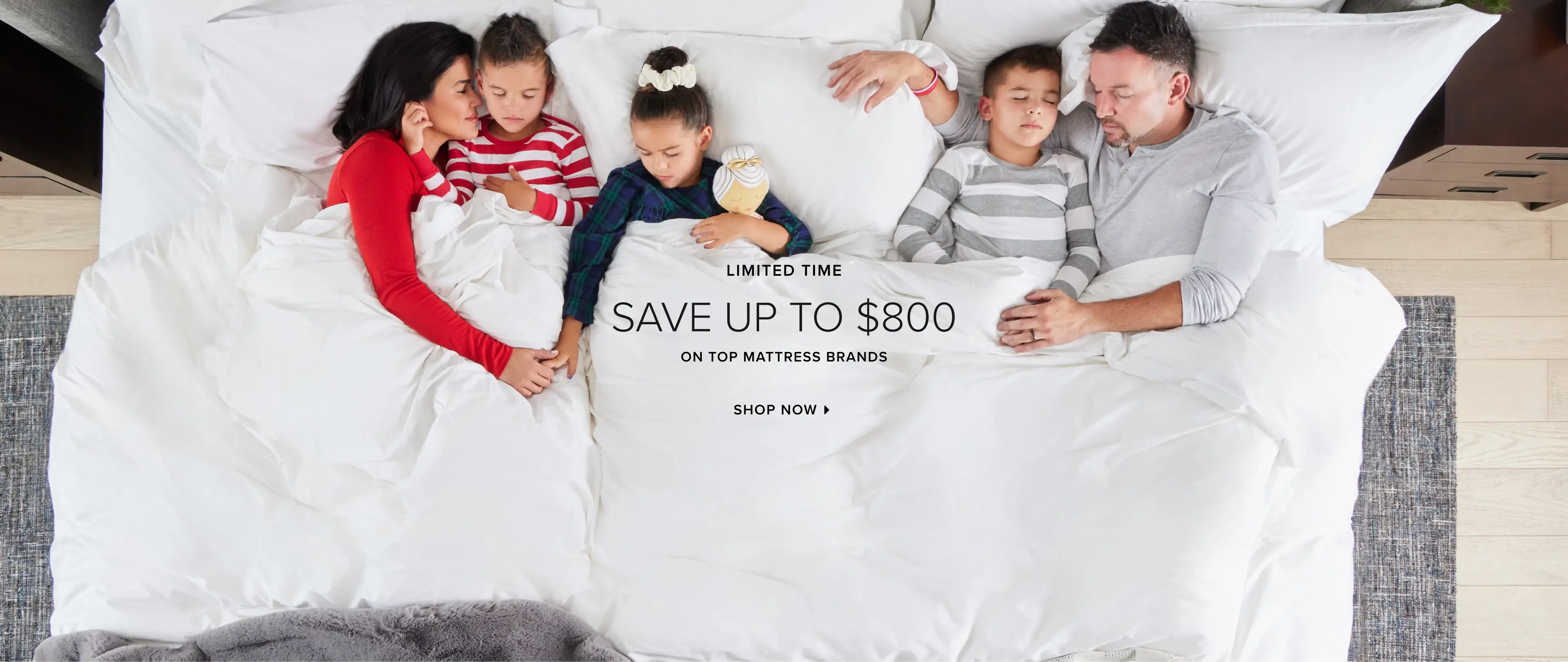 Save Up to $800 on Top Mattress Brands