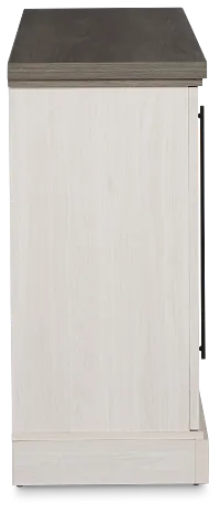 Westlake Two-tone 65" Tv Stand With Fireplace Insert