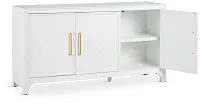 Alexia White 3 Door Cabinet