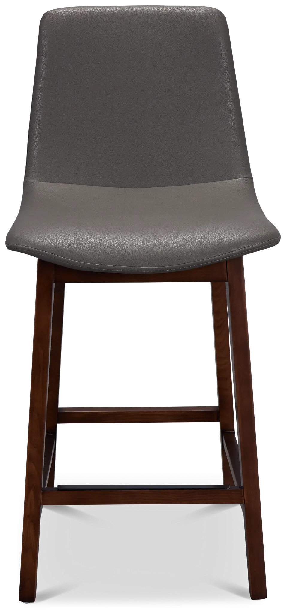 Hamilton Dark Gray Micro 24" Upholstered Barstool