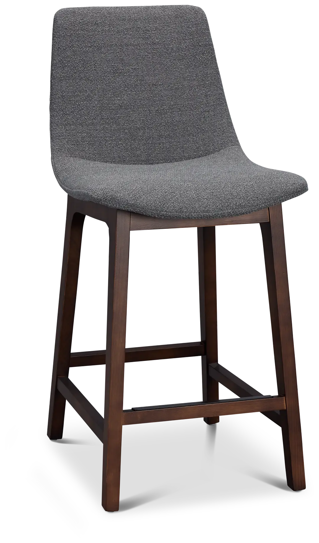 Hamilton Dark Gray Fabric 24" Upholstered Barstool Hamilton Dark Gray Fabric 24" Upholstered Barstool