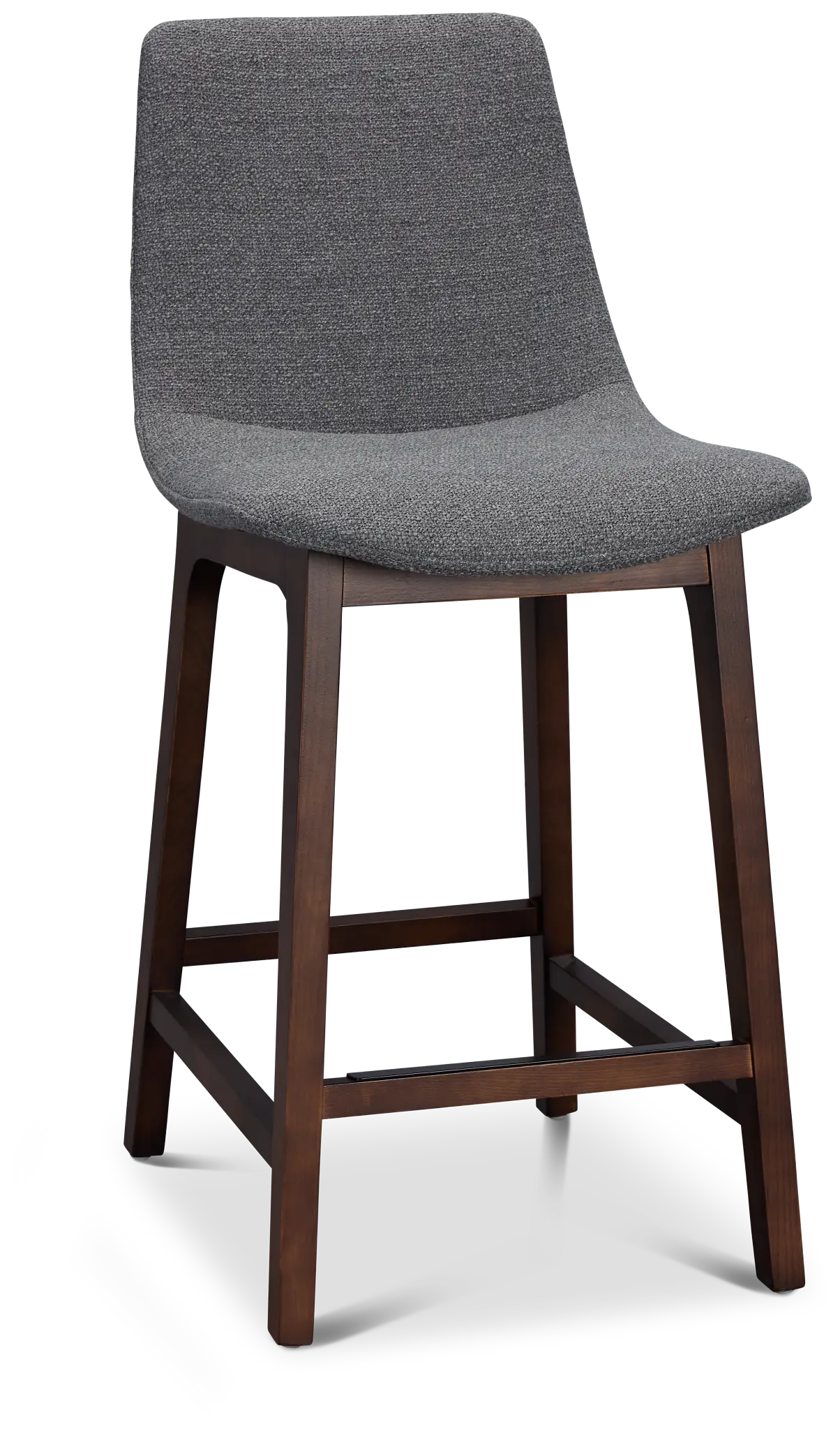 Hamilton Dark Gray Fabric 24" Upholstered Barstool Hamilton Dark Gray Fabric 24" Upholstered Barstool