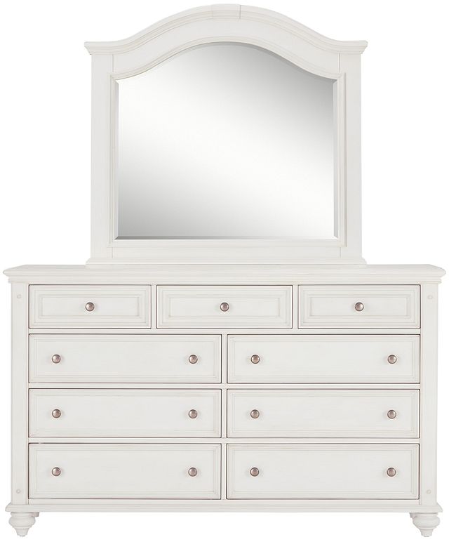 Savannah Ivory Arched Dresser & Mirror (0)
