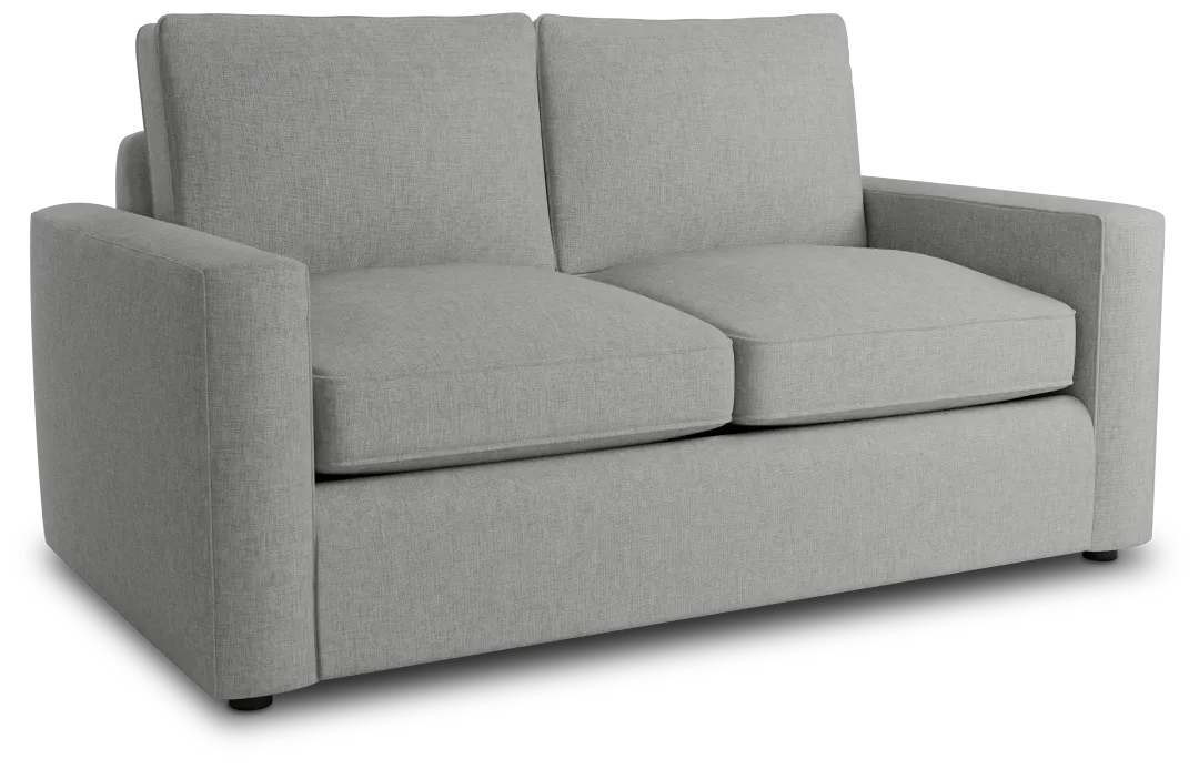 Siesta Delray Pewter Fabric Loveseat