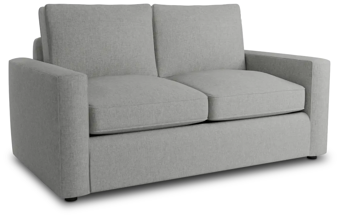 Siesta Delray Pewter Fabric Loveseat Siesta Delray Pewter Fabric Loveseat