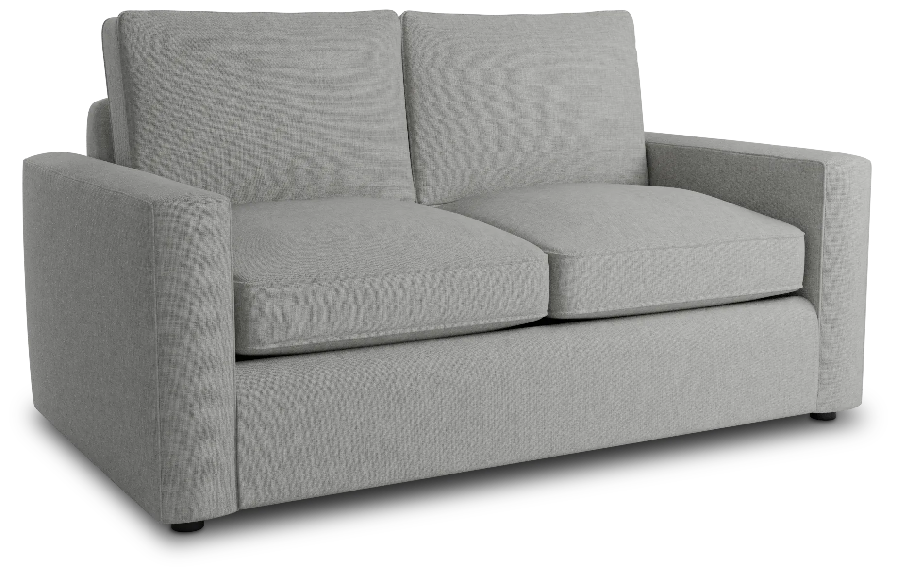 Siesta Delray Pewter Fabric Loveseat