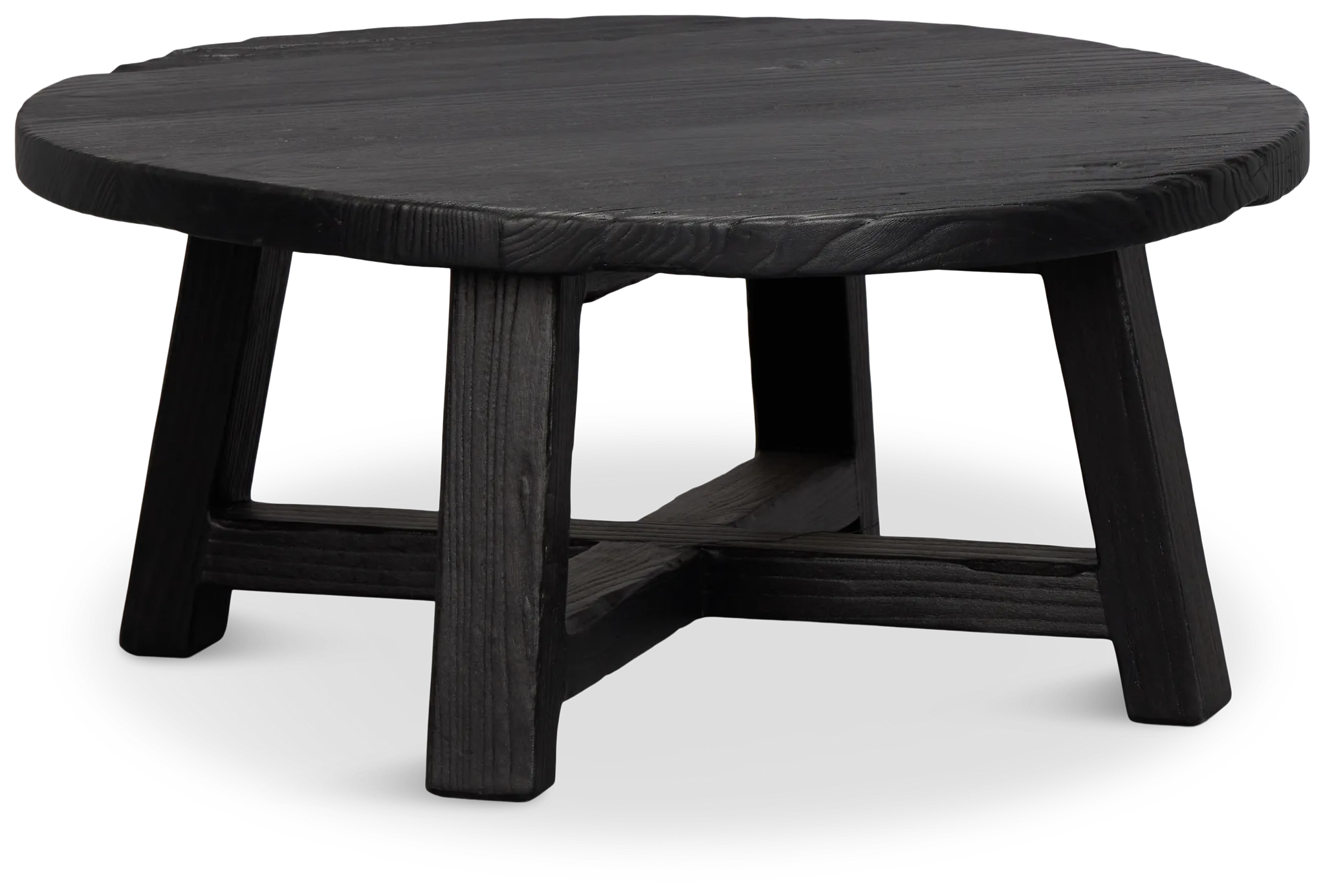 Ronan Black Round Coffee Table