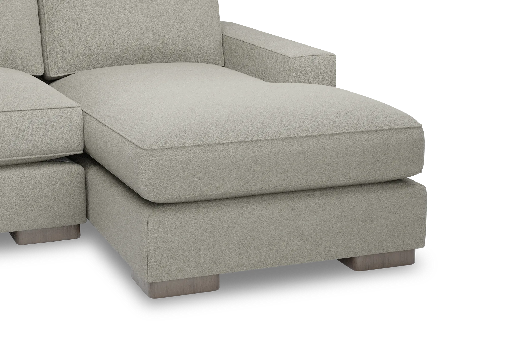 Edgewater Elite Gray Medium Right Chaise Sectional