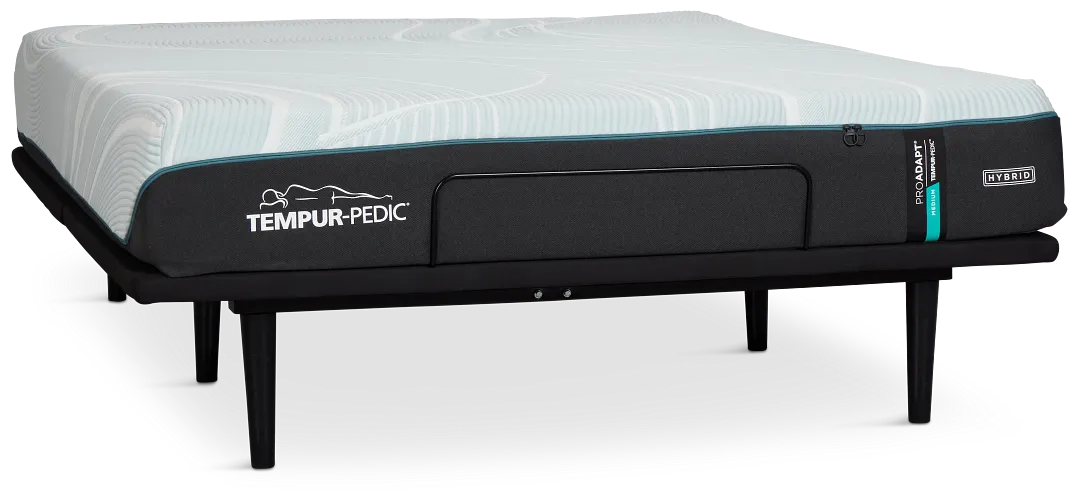 Tempur-pedic Tempur-proadapt Medium Hybrid Ease Adjustable Mattress Set