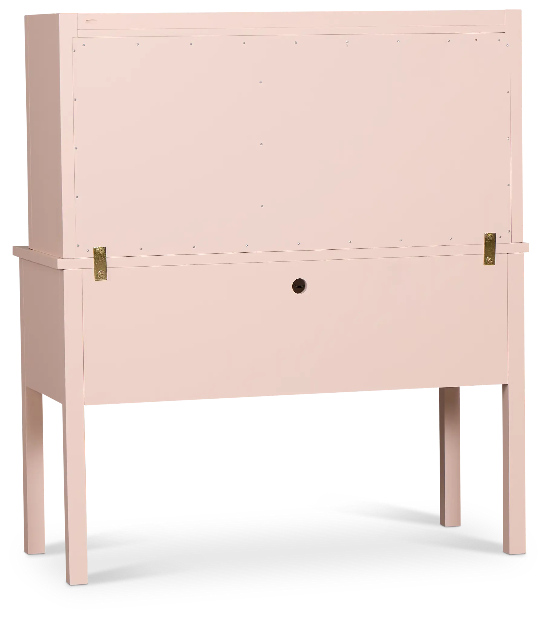 Charleston Pink 3-drawer Desk & Hutch Charleston Pink 3-drawer Desk & Hutch