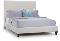 Lucy Taupe Uph Platform Bed