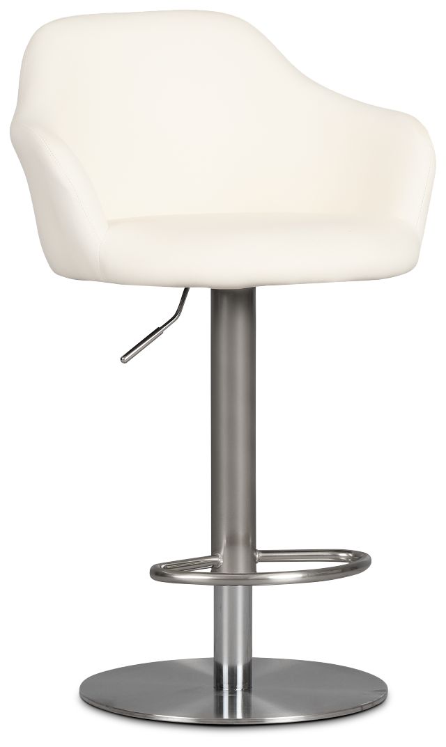 Hyde White Uph Adjustable Stool