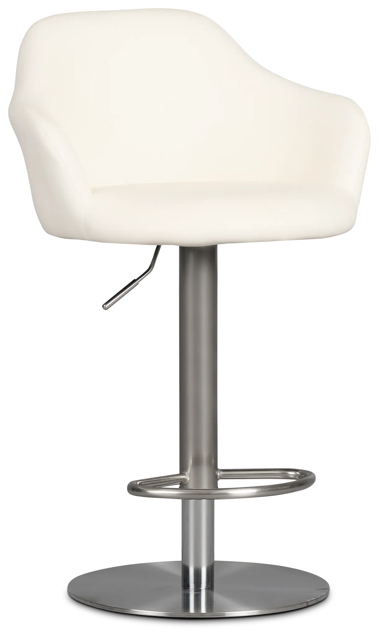 Hyde White Uph Adjustable Stool