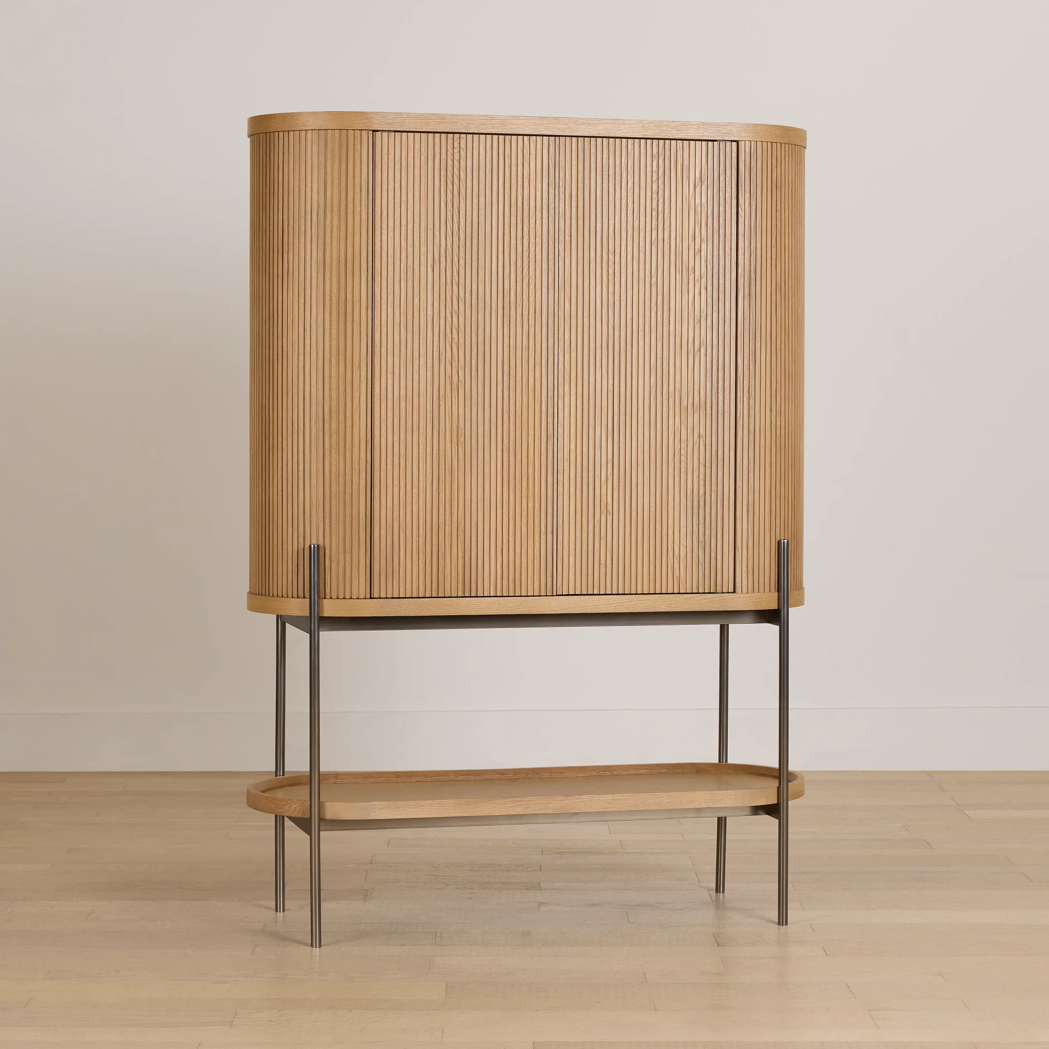 Gables Light Tone Bar Cabinet