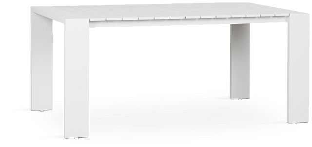 Sunrise White 65" Rectangular Table