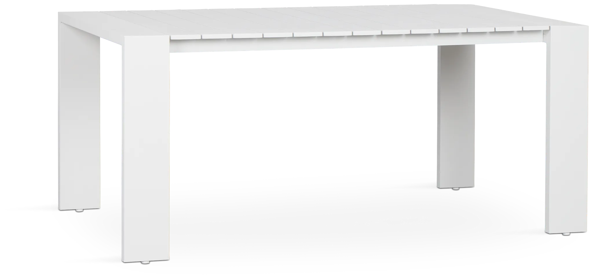 Sunrise White 65" Rectangular Table