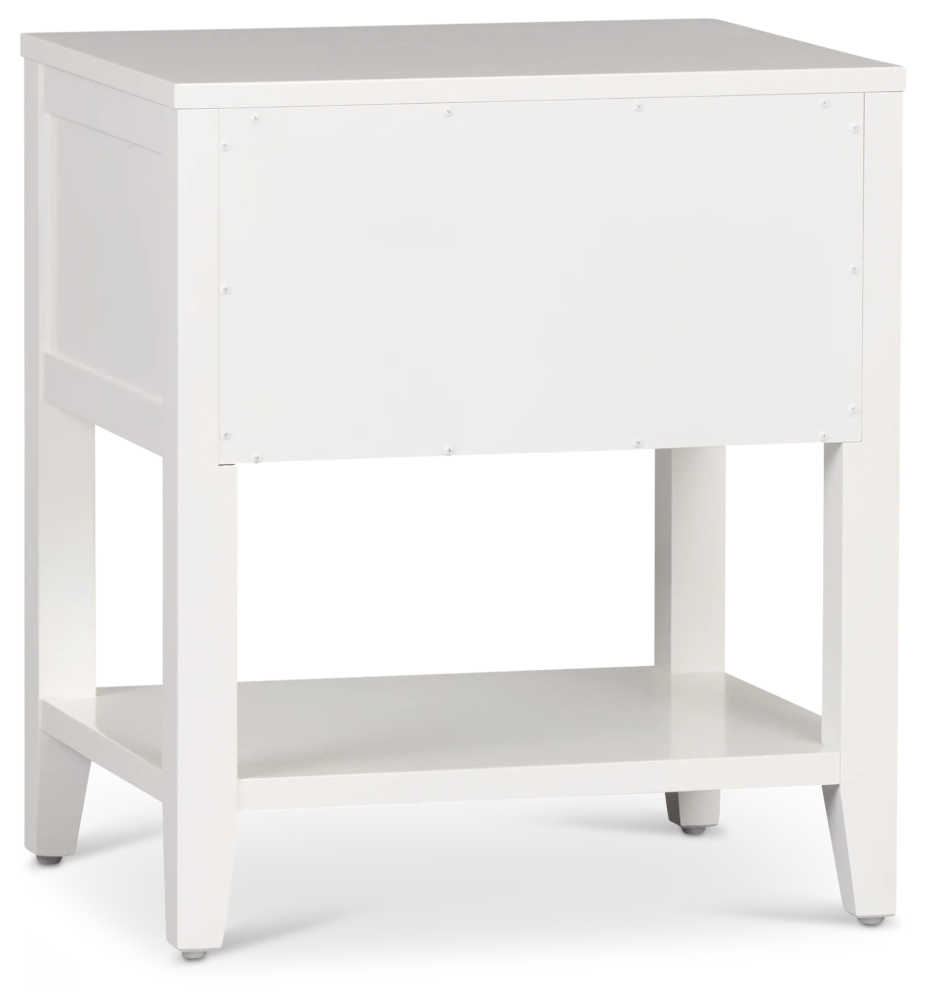Nantucket White 1-drawer Nightstand