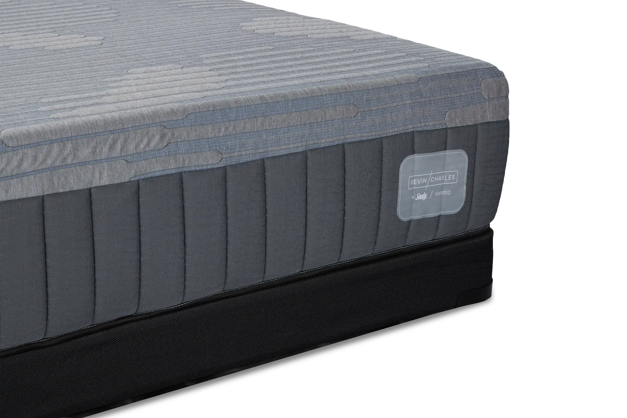 Kevin Charles By Sealy Hybrid Plush Low-profile Mattress Set Kevin Charles By Sealy Hybrid Plush Low-profile Mattress Set