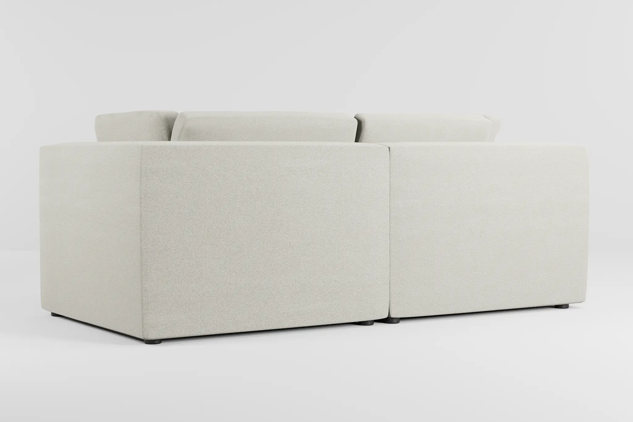 Destin Elite Ivory Fabric 2-piece Modular Sofa Destin Elite Ivory Fabric 2-piece Modular Sofa