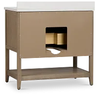 Alden Light Gray 36" Single Bathroom Vanity