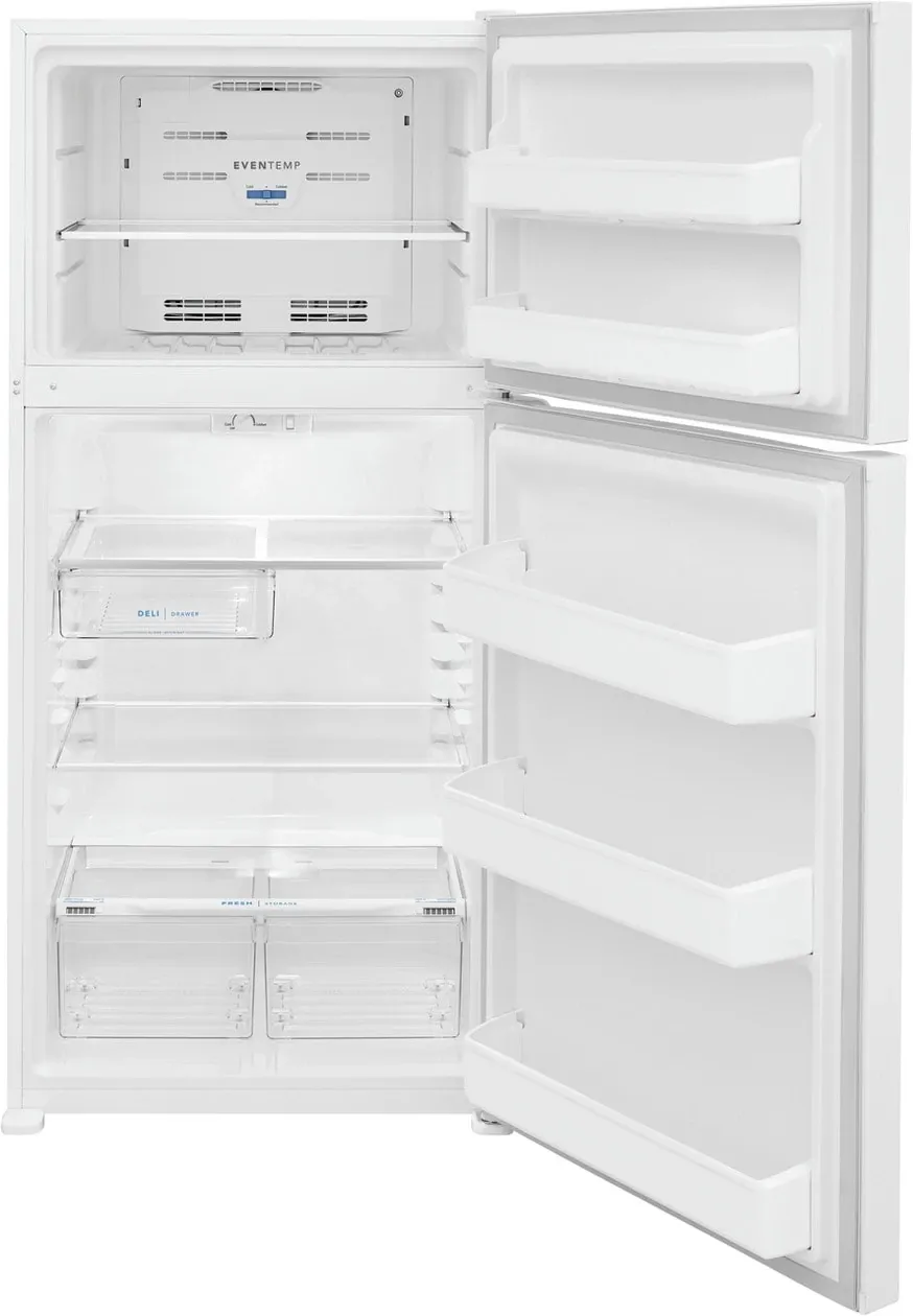 Frigidaire 1835 Series White Top Freezer Refrigerator