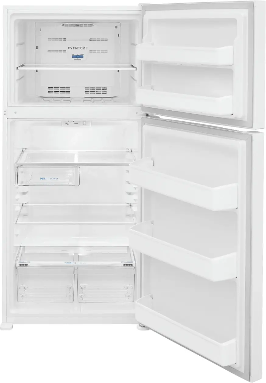 Frigidaire 1835 Series White Top Freezer Refrigerator Frigidaire 1835 Series White Top Freezer Refrigerator