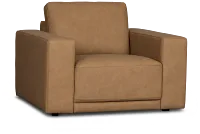 Kellan Light Brown Leather Chair