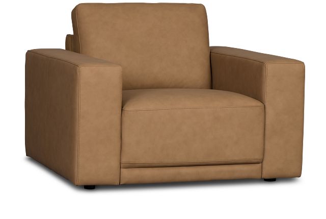 Kellan Light Brown Leather Chair