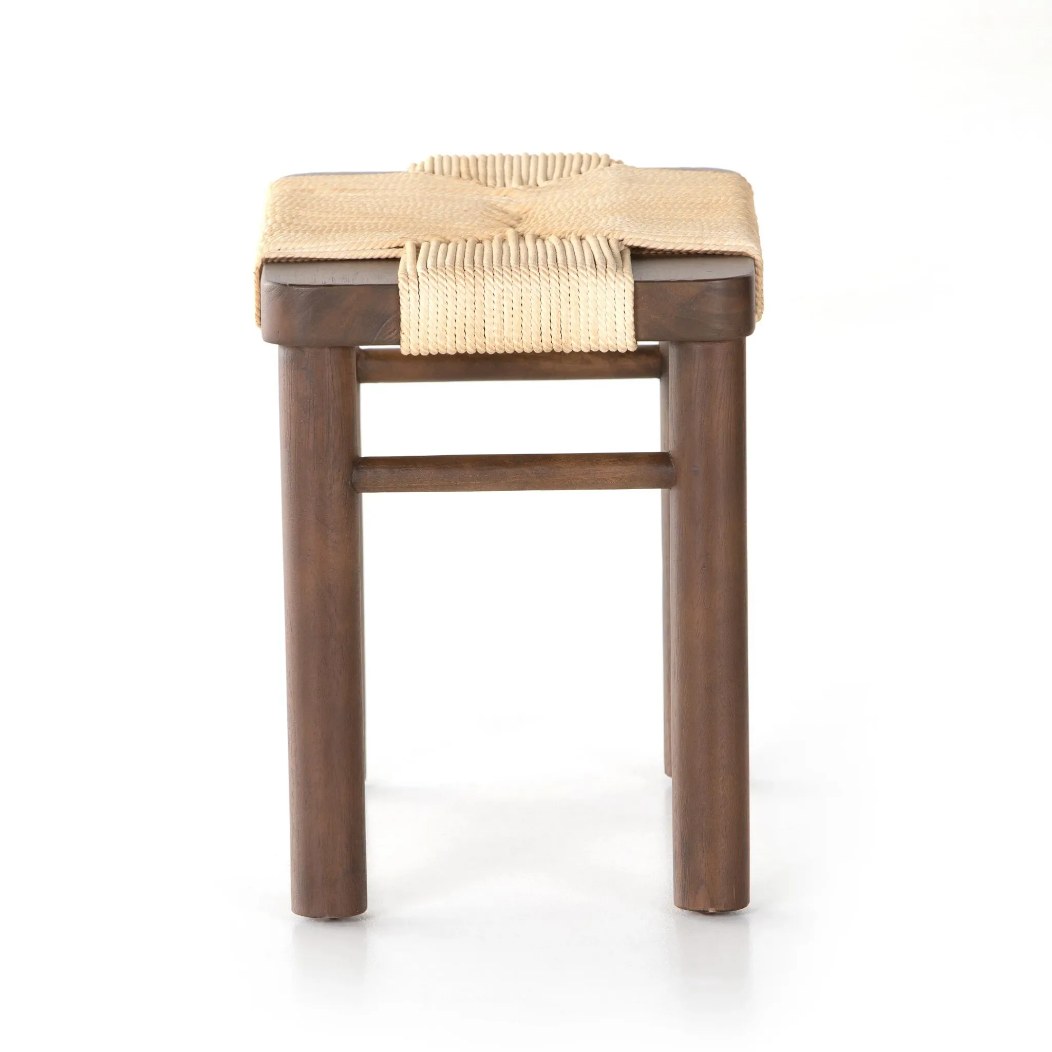 Four Hands Barios Mid Tone Woven Accent Stool