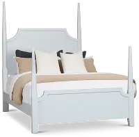 Carolina Light Blue Poster Bed