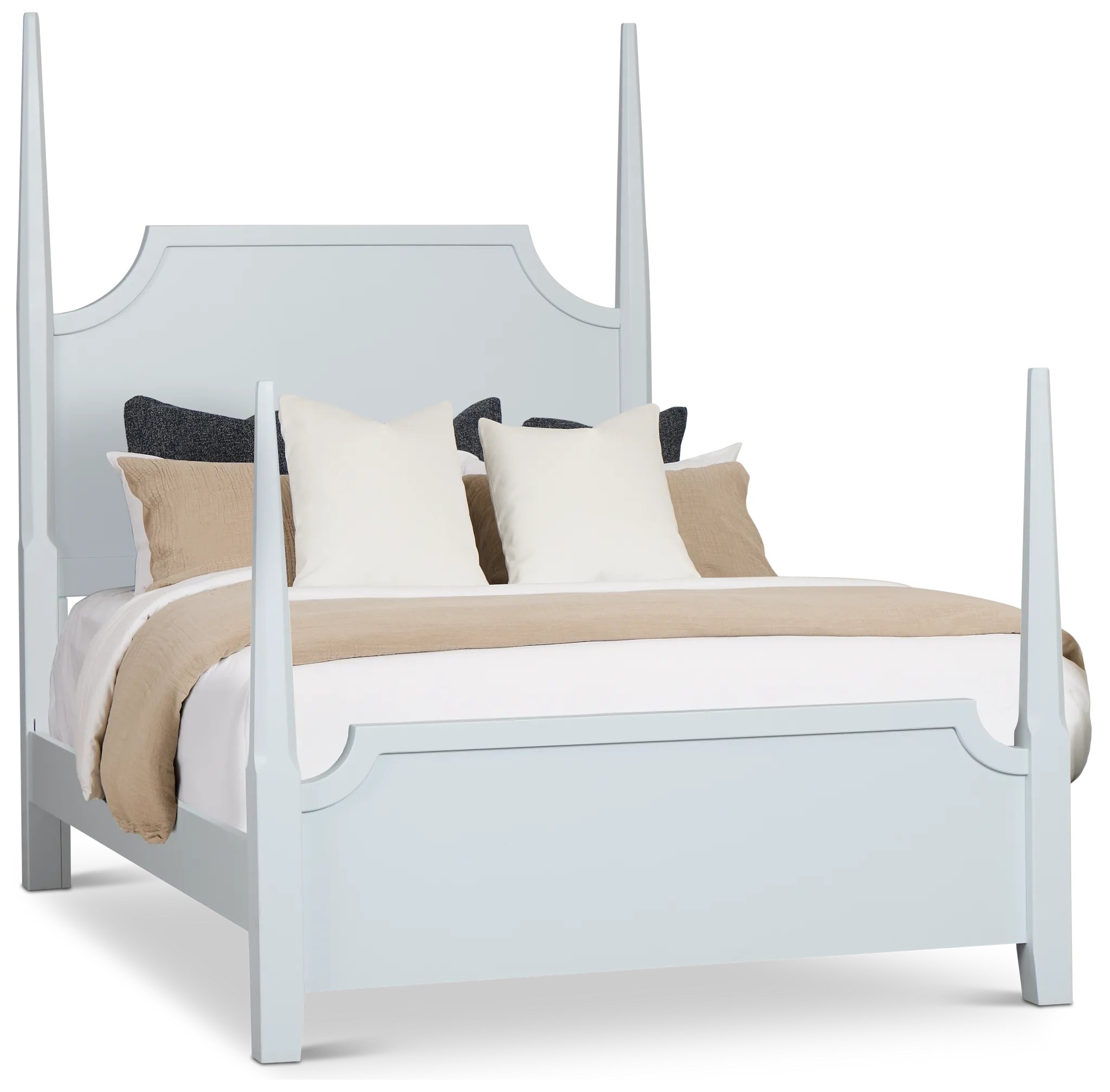 Carolina Light Blue Poster Bed