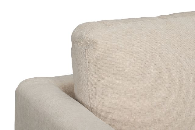 Indie Beige Fabric Loveseat