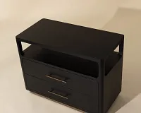 Ciara Black Nightstand