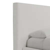 Grayton Natural Beauty Beige 54" Upholstered Platform Bed