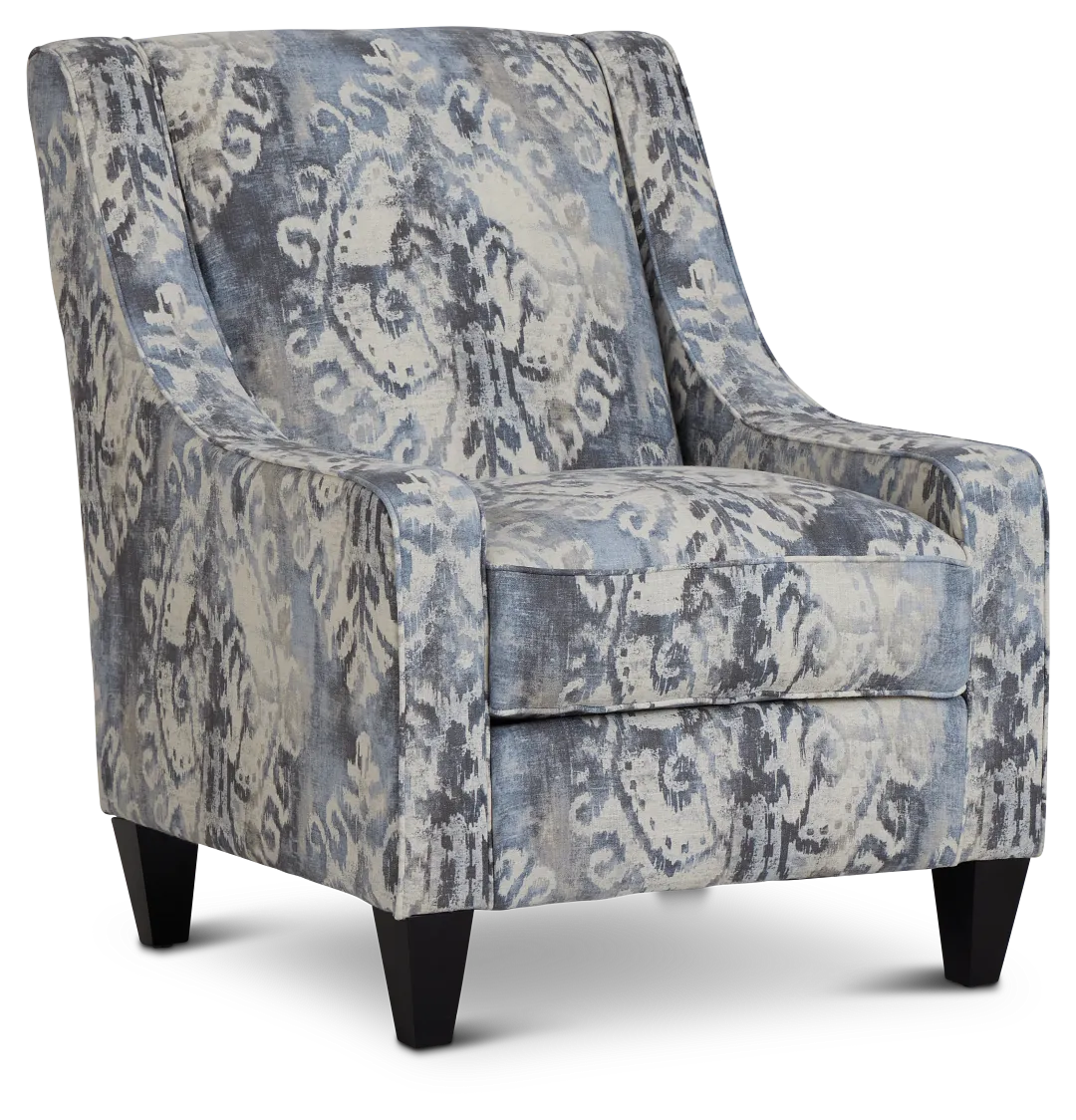 Soledad Gray Fabric Accent Chair
