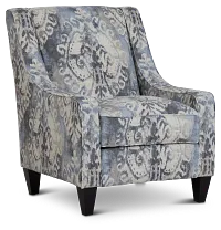 Soledad Gray Fabric Accent Chair