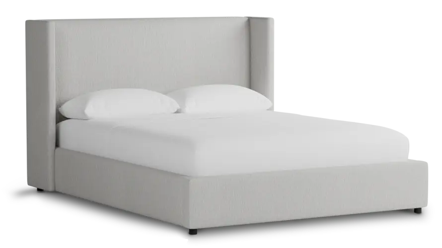 Captiva Delray Pewter 48" Upholstered Shelter Bed Captiva Delray Pewter 48" Upholstered Shelter Bed