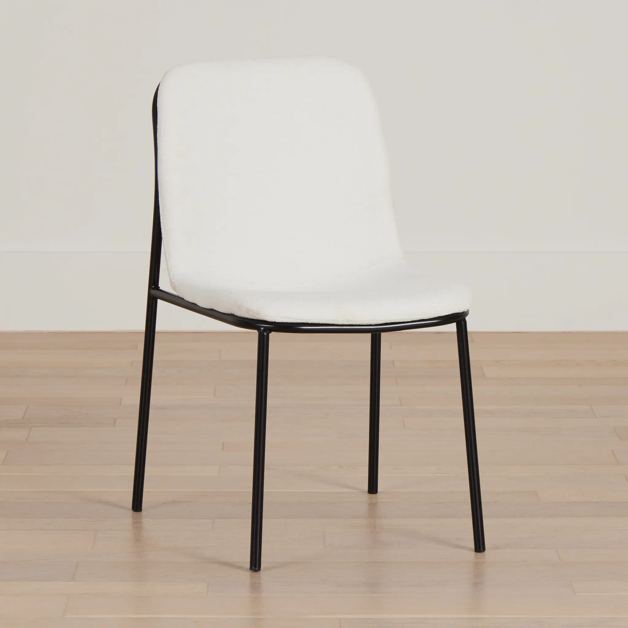 Palos White Upholstered Side Chair Palos White Upholstered Side Chair