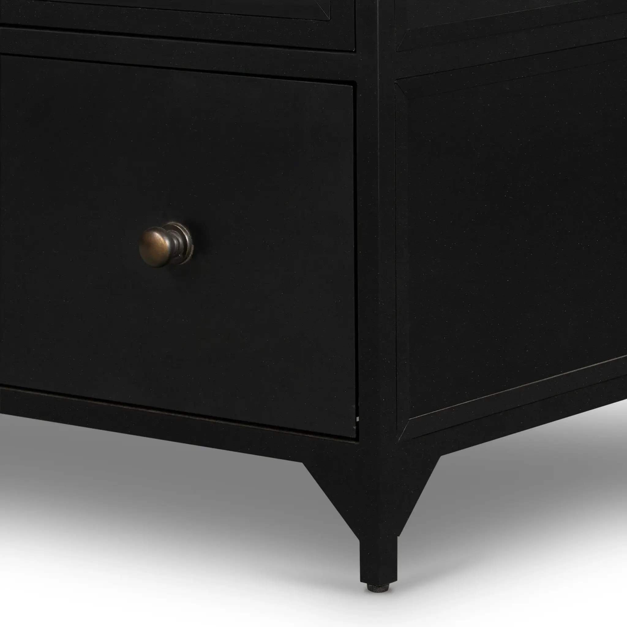 Four Hands Jilan Black Curio Cabinet Four Hands Jilan Black Curio Cabinet