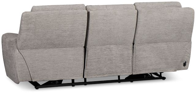 Bennett Gray Fabric Power Reclining Sofa
