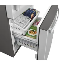 Ge 21 Series Stainless Steel Bottom Freezer Refrigerator
