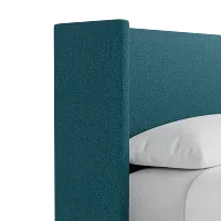 Captiva Elite Teal 48" Upholstered Shelter Bed