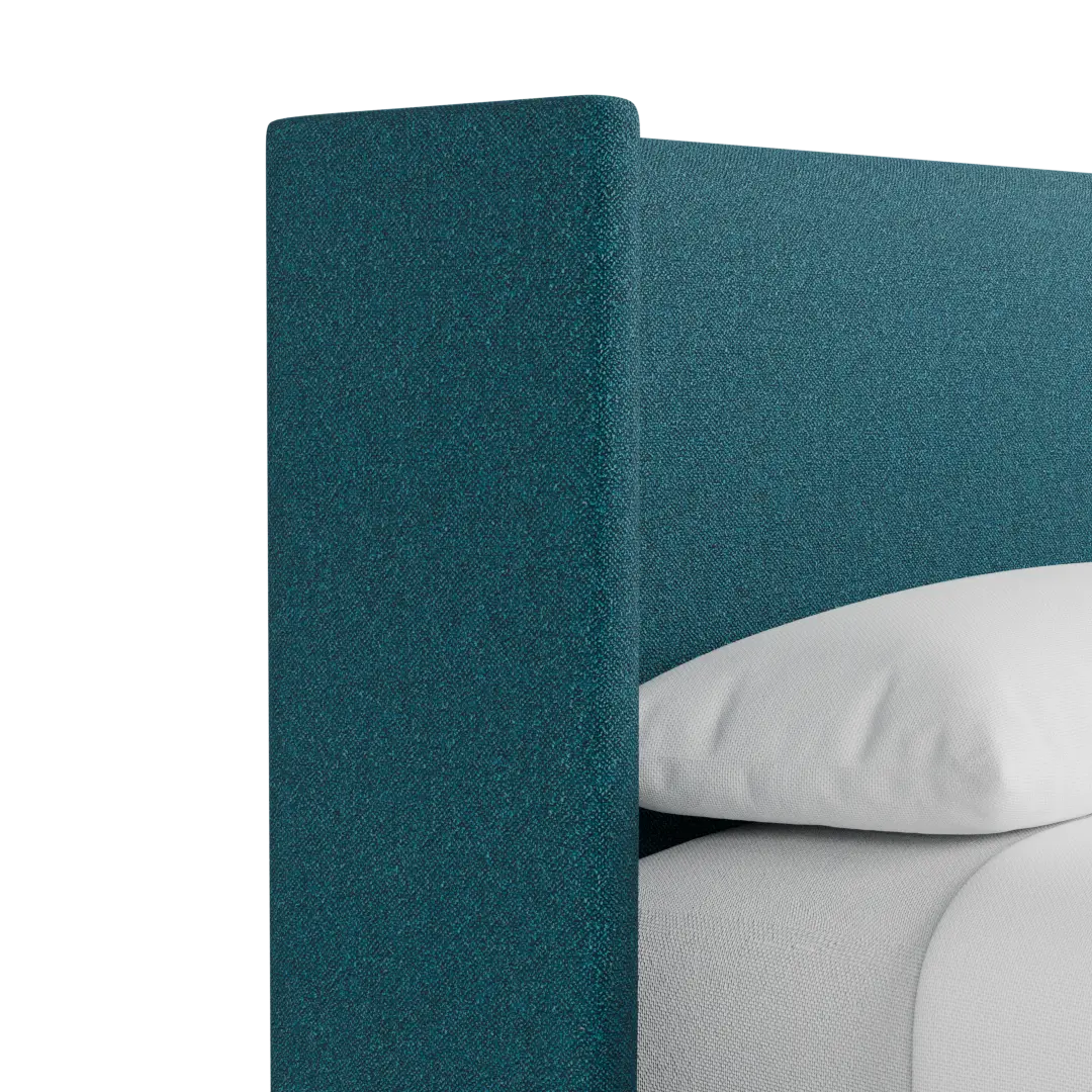 Captiva Elite Teal 48" Upholstered Shelter Bed Captiva Elite Teal 48" Upholstered Shelter Bed