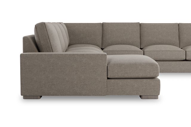 Edgewater Elite Brown Large Left Chaise Sectional