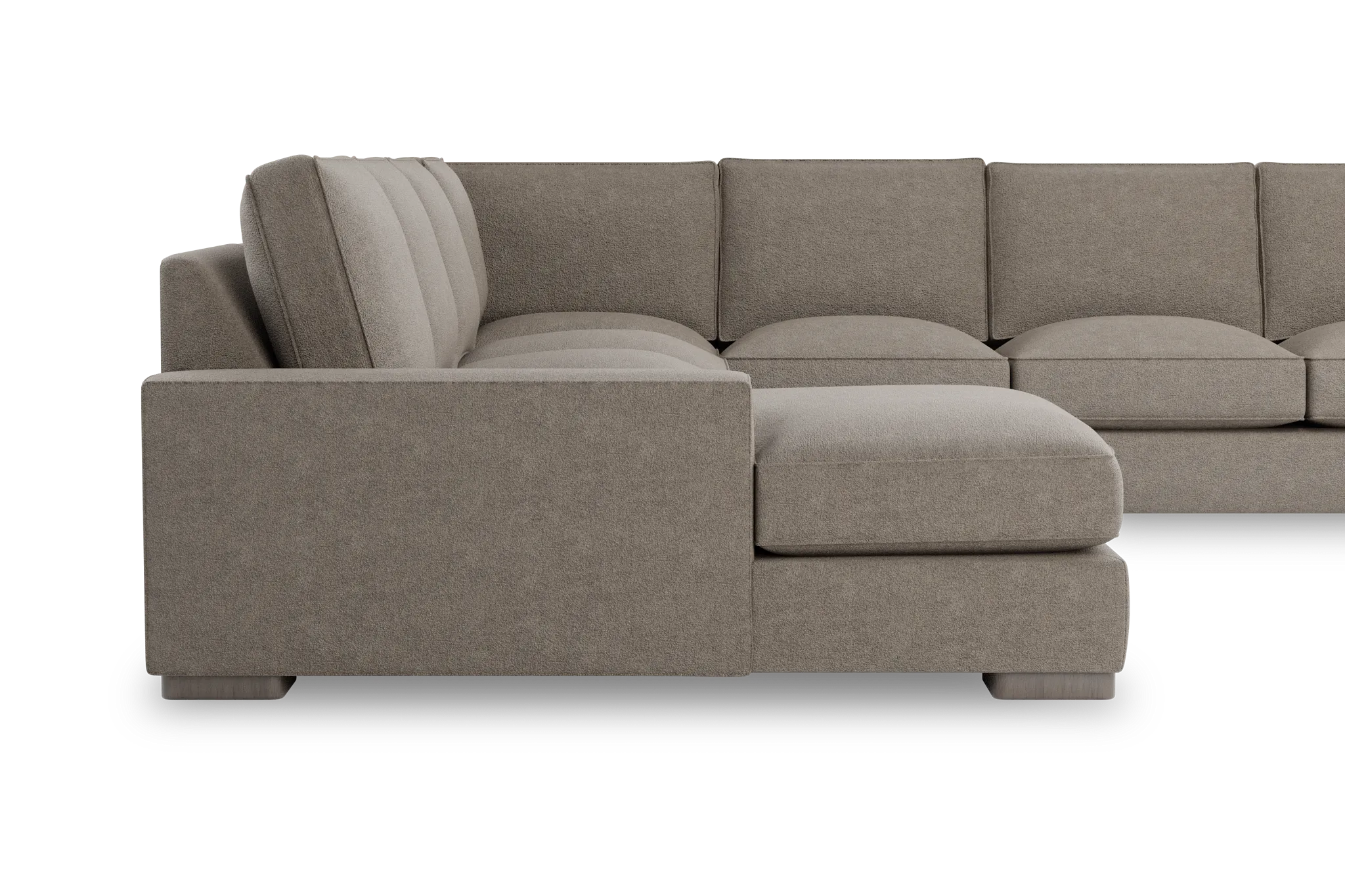 Edgewater Elite Brown Large Left Chaise Sectional