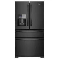Whirlpool 3636 Series Black French Door Refrigerator