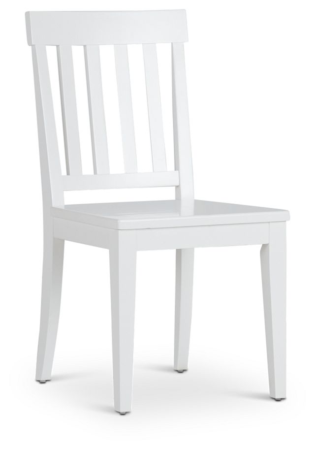 Nantucket White Wood Side Chair (1)