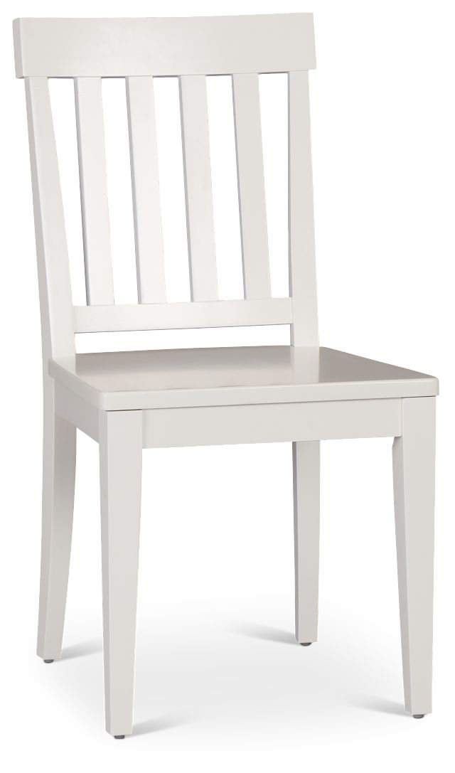 Nantucket White Wood Side Chair