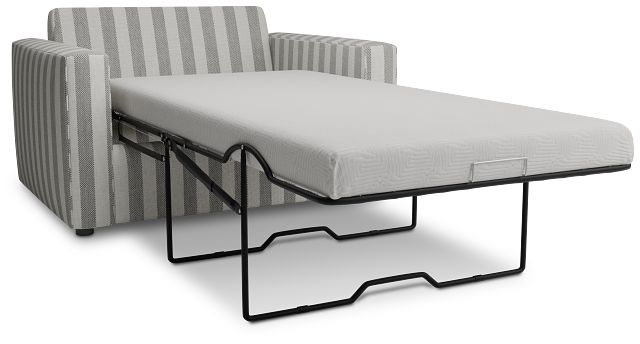 Siesta Sea Lane Dark Gray Fabric Cooling Memory Foam Sleeper