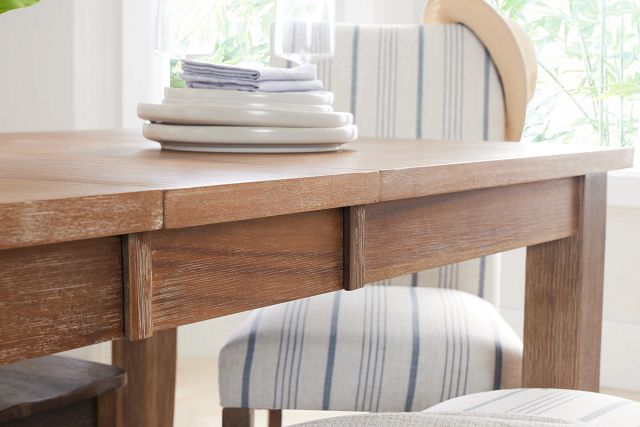 Woodstock Light Tone Extension Rectangular Table